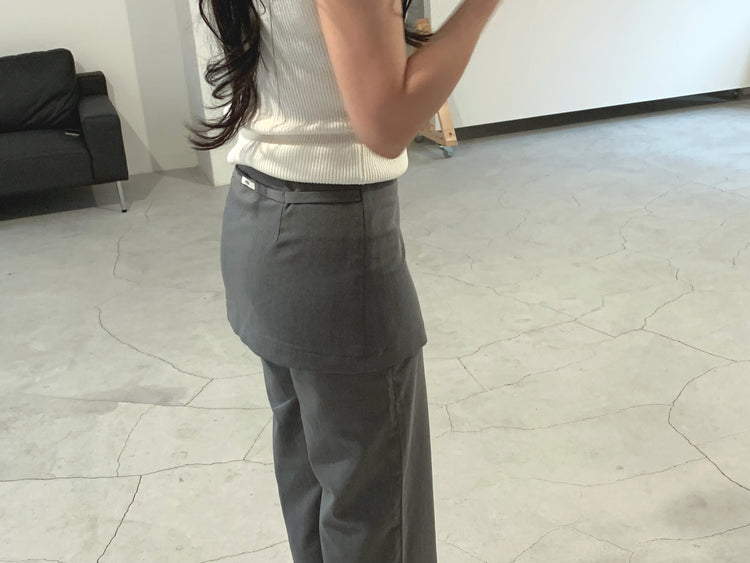 Muse Layered Skirt Pants